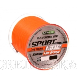 Леска Sport Line Fluo Orange 0,335мм 1000м