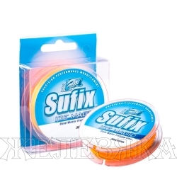 Леска зимняя SUFIX Ice Magic 0.225мм 50м оранж.