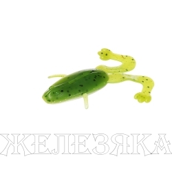 Лягушка Crazy Frog 2,36"/6,0 см Green Lime 10шт. (HS-22-010) Helios