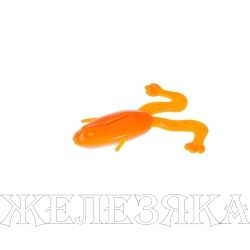 Лягушка Crazy Frog 2,36"/6,0 см Orange & Sparkles 10шт. (HS-22-022) Helios