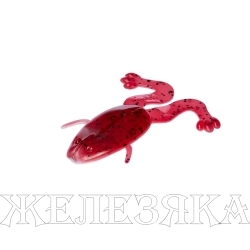 Лягушка несъедоб. Crazy Frog 3,55"/9,0 см Red & White 50шт. (HS-23-003-N) Helios