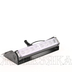 Маяк проблесковый КРАСН/СИН стробоскоп под лобовое стекло 12V