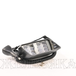Маяк проблесковый КРАСН/СИН стробоскоп под лобовое стекло 12V