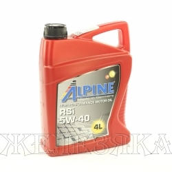 Масло моторное ALPINE RSI SN/CF A3/B4 4л син.