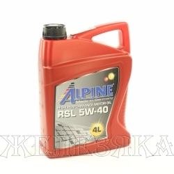 Масло моторное ALPINE RSL SN/CF A3/B4 4л син.