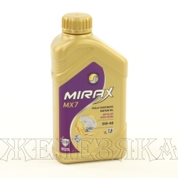 Масло моторное MIRAX MX7 A3/B4 SL/CF 1л син.