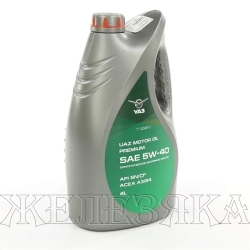 Масло моторное UAZ MOTOR OIL PREMIUM SN/CF A3/B4 4л син.