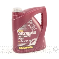 Масло трансмиссионное MANNOL DEXRON III D ATF PLUS 4л