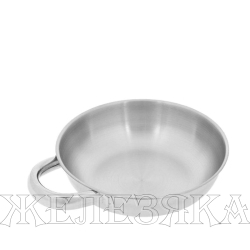 Миска с ручкой нерж.
