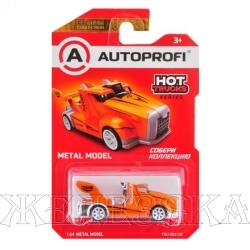 Модель автомобиля HOT TRUCKS TRU-005 оранжевый 1:64