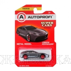 Модель автомобиля SUPER CARS Ferrari SUP-002 серый 1:64