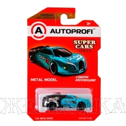 Модель автомобиля SUPER CARS SUP-003 тиффани/черный 1:64