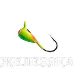 Мормышка вольф Капля с ушком краш 3мм 0,48гр 328P фосф (MW-1130-328P) Helios