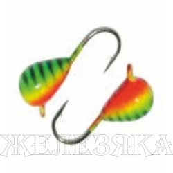 Мормышка вольф Капля с ушком краш 4мм 1.10гр 230 (MW-1140-230) Helios