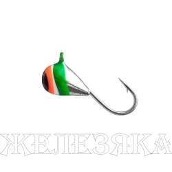 Мормышка вольф Капля с ушком краш 5мм 2.10гр 1-Sil (MW-1150-1-SIL) Helios