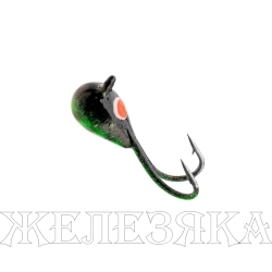 Мормышка вольф Капля с ушком краш.коза 2,5мм 0,30гр 92 (MW-K1125-92) Helios