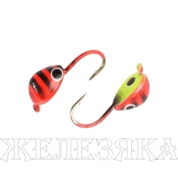 Мормышка вольф Мидия с ушком краш 3мм 0,58гр 62 (MW-2430-62) Helios