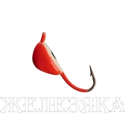 Мормышка вольф Мидия с ушком краш 3мм 0,58гр 63P фосф (MW-2430-63P) Helios