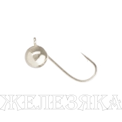 Мормышка вольф Шар с ушком 4мм 0,65гр Sil (MW-2840-Sil) Helios