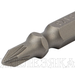 Набор бит двусторонних РZ2/PZ2,PZ1/PZ3х50мм 1/4" 2шт. блистер KRANZ