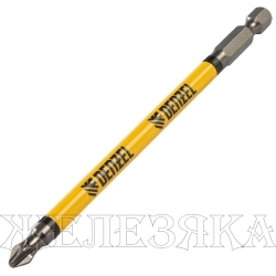 Набор бит PH2х127, сталь S2, круглый профиль, 5шт.// Denzel