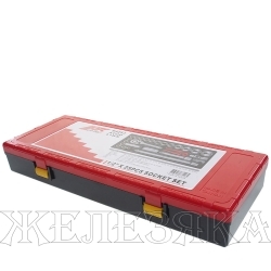 Набор головок 25 пр.1/2" 8-32мм 6-гр.с трещоткой и оснасткой, кейс JTC