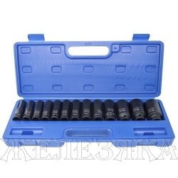 Набор головок RF-4131-5MPB ударных 13пр., 1/2", 6гр.(10, 12-15, 17, 19, 21, 22, 24, 30, 32мм), в кейсе ROCKFORCE /1