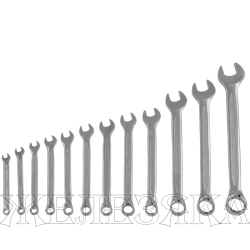 Набор ключей комбинированных 12 шт. 6-22 мм  антислип// Stels