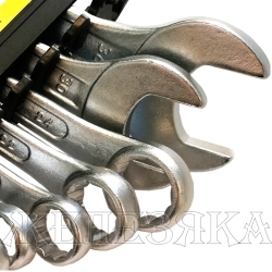 Набор ключей комбинированных и рожковых 16 пр.6-36мм холдер WMC TOOLS