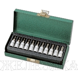 Набор насадок 1/4" TORX, 11 предметов, HONITON, SB-2011TR