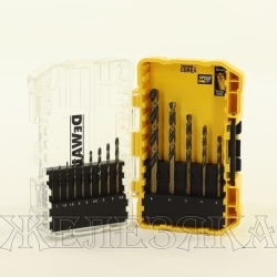 Набор сверл по металлу 14шт 1-8мм HSS-G кейс Black&Gold DEWALT