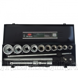 Набор торцевых головок RF-6141-9: 3/4"DR 12-гранных 22-50мм 14пр. ROCKFORCE /1