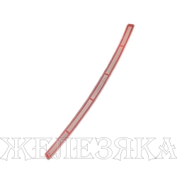 Накладка бампера MITSUBISHI OUTLANDER 2007-2013 нерж.сталь