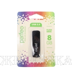 Накопитель USB flash 8GB PERFEO PF-C05B008 USB черный BL1