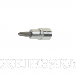 Насадка-вставка с битой Philips PH4 ER-94502 1/2 22мм L=60мм ЭВРИКА /1/20