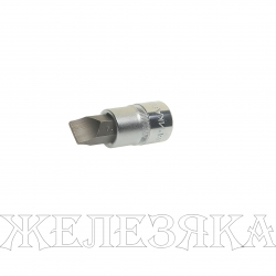 Насадка-вставка с битой шлиц SL14 ER-94304 1/2 14мм L=60мм ЭВРИКА /1/20