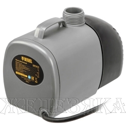 Насос фонтанный FNP110-34, 112 Вт, подъем 3,4 м, 3400 л/ч, колокольчик/каскад/гейзер// Denzel