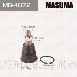 Опора шаровая NISSAN Maxima QX (CA33) (00-06) лев/прав MASUMA