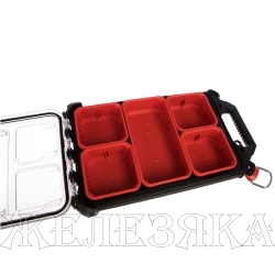Органайзер 416х248х64мм 5 лотков PackOut MILWAUKEE