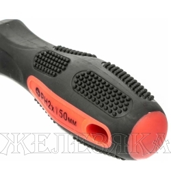 Отвертка Anti-Slip, PH2 х 150 мм, CrV, двухкомп. рукоятка// Matrix