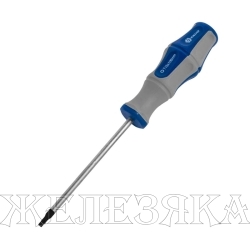 Отвертка TORX T15х100мм магнитная, на подвесе КОБАЛЬТ