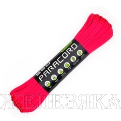 Паракорд 550 CORD neon pink 30м