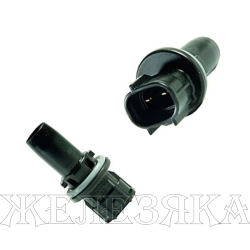 Патрон автолампы T10/T16 W2.1x9.5d 1 конт.разъем прямой KOITO