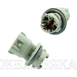 Патрон автолампы T10/T16 W2.1x9.5d 1 конт.разъем прямой KOITO