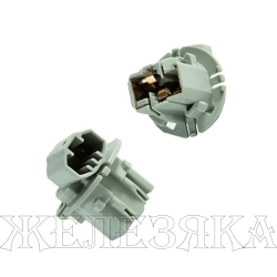 Патрон автолампы T20 W3x16d 1 конт.разъем боковой KOITO