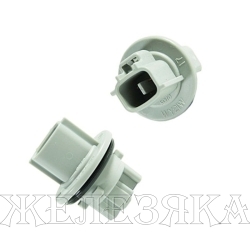 Патрон автолампы T20 W3x16d 1 конт.разъем прямой KOITO