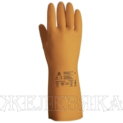 Перчатки латексные оранжевые р.9(L) Atom Comfort JETA SAFETY