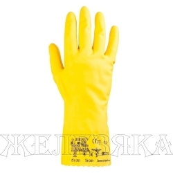 Перчатки латексные желтые р.L(9) Atom Universal JETA SAFETY
