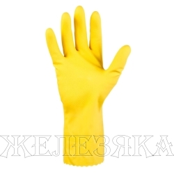Перчатки латексные желтые р.L(9) Atom Universal JETA SAFETY