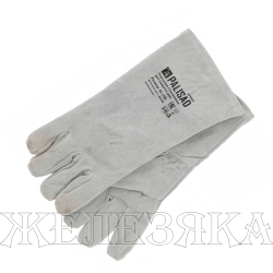 Перчатки спилковые с манжетой для садовых и строительных работ, утолщенные, размер XL// Palisad